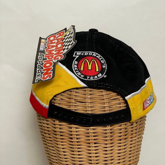 NWT Vintage Bill Elliott 94 Racing Snapback NASCAR Ball Cap McDonalds Large Logo - Picture 4 of 9